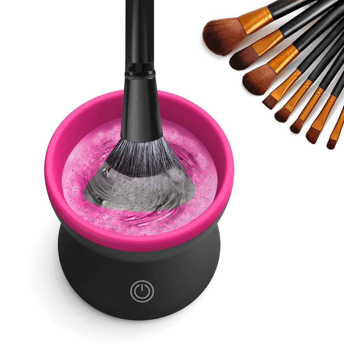 Electric Makeup Brush Cleaner, Cosmetic Brush Cleaner, 2024 New Electric  Makeup Brush Cleaner, Makeup Brush Cleaner, Automatic Spinning Makeup Brush